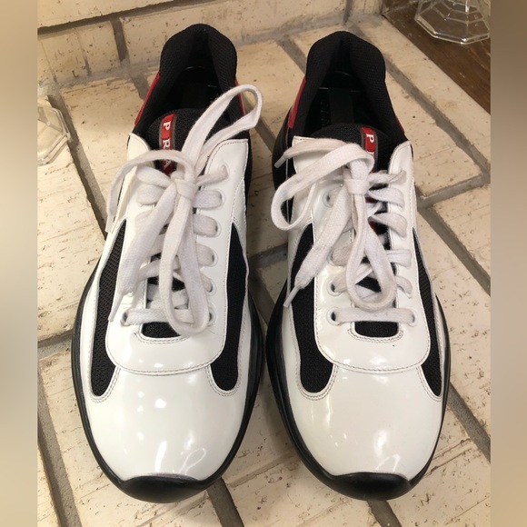 🥳HOST PICK🎉 PRADA - America’s Cup Sneakers - Men’s - Size 9 US - Size 8 UK - Picture 11 of 16